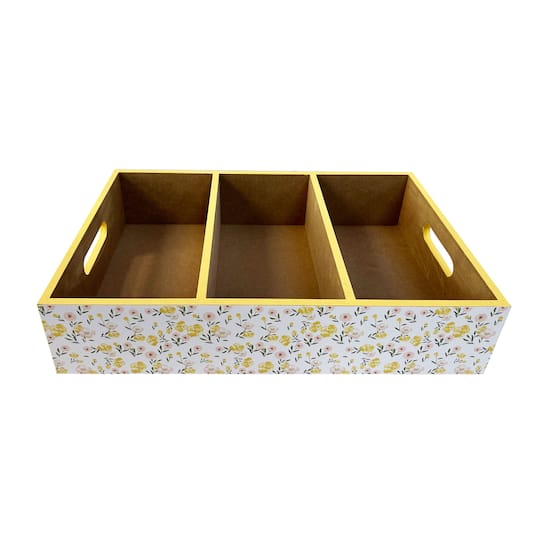 17.5&#x22; Floral 3-Section Crate by Ashland&#xAE;